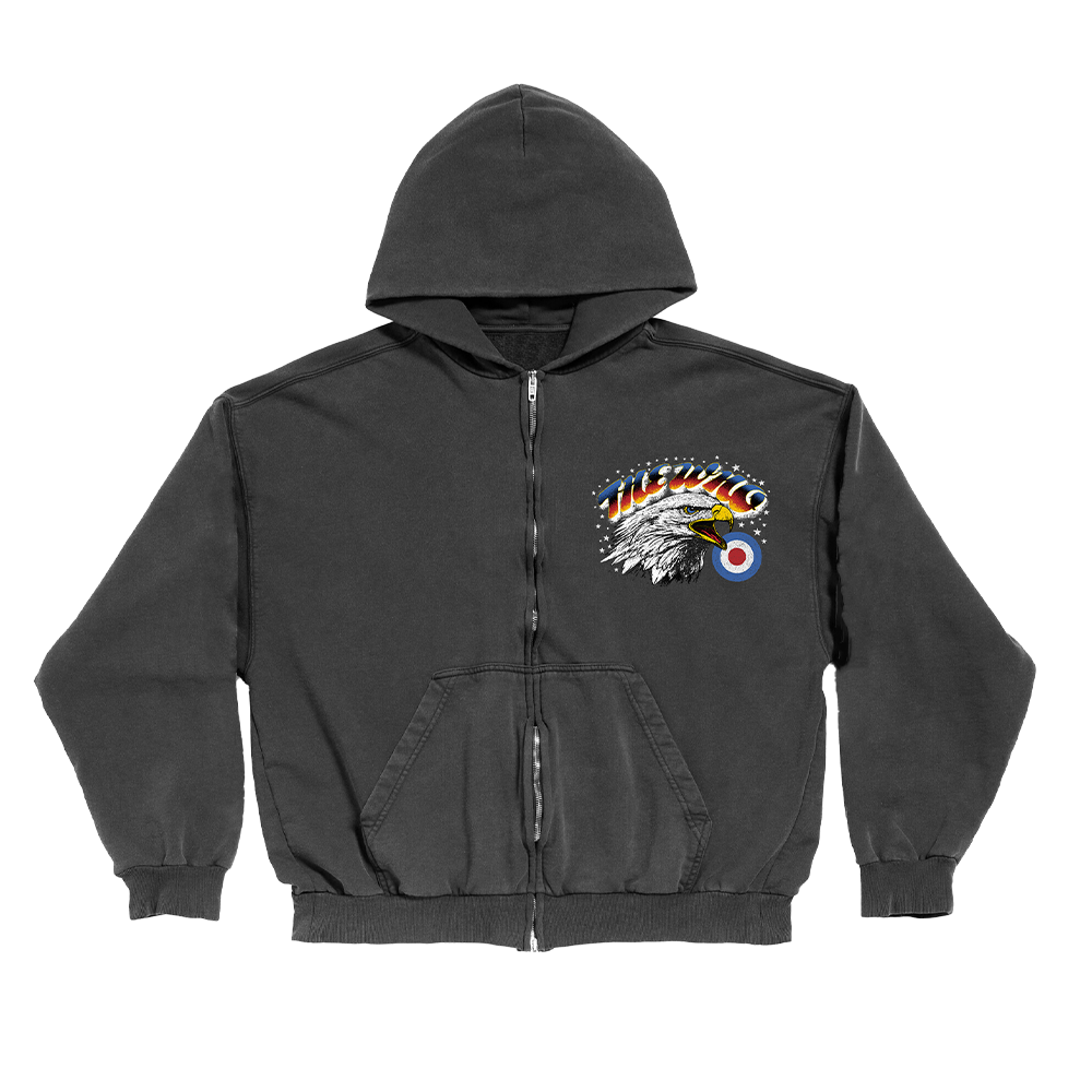 The Song is Over Zip Hoodie Front