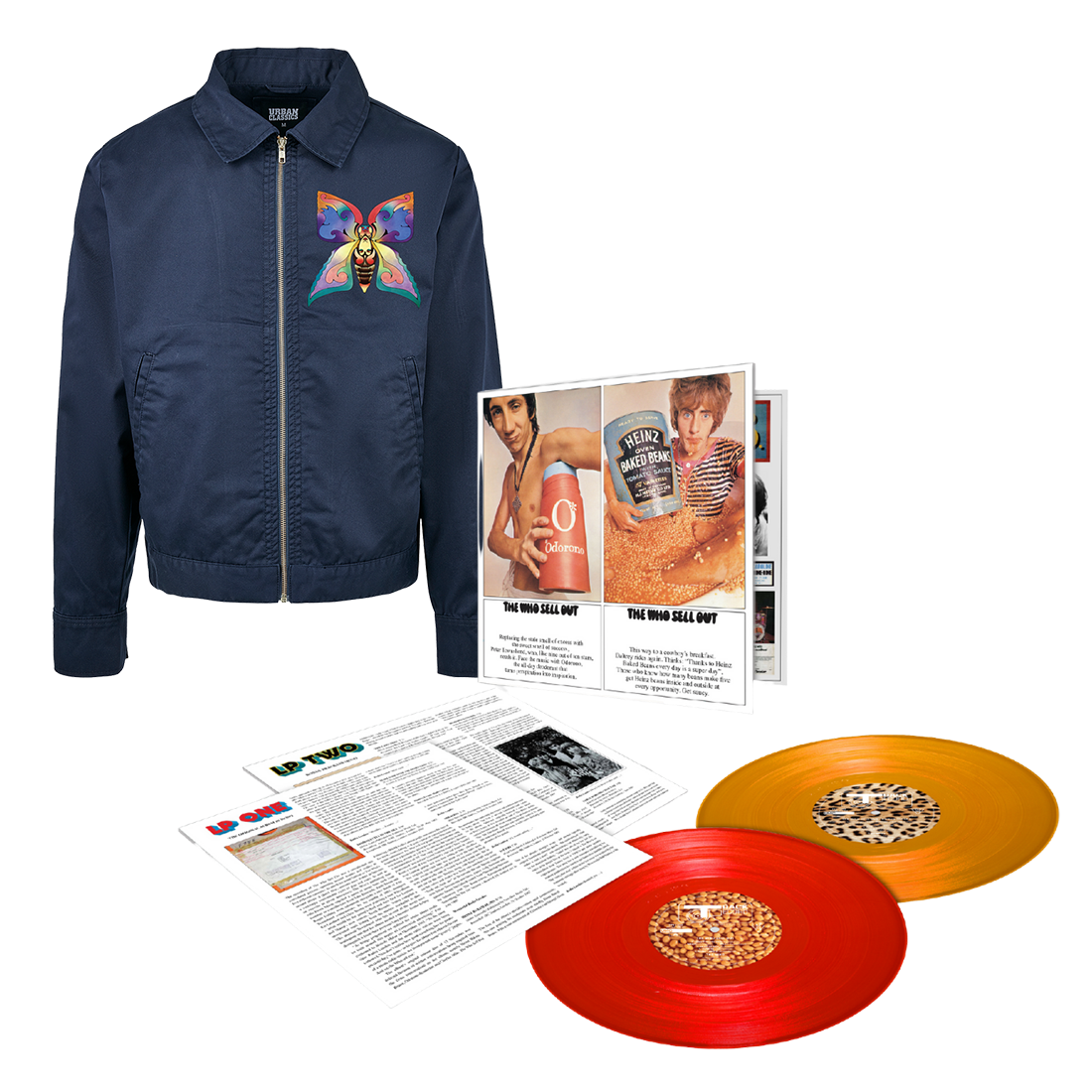 The Who Sell Out Color 2LP + The Who Sell Out Work Jacket