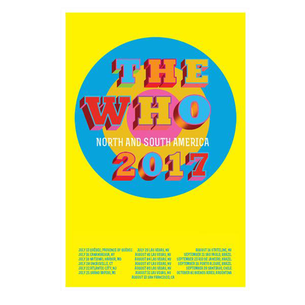 American Tour 2017 Lithograph