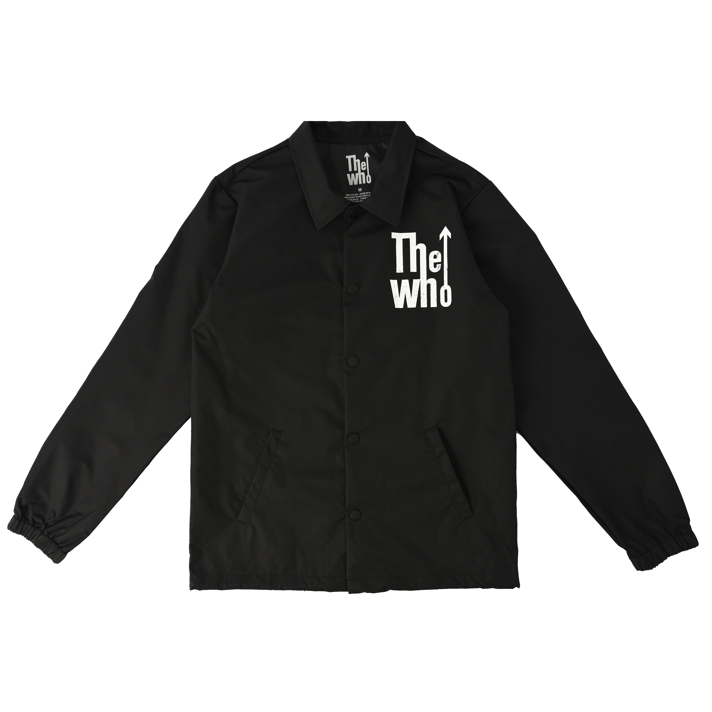 Spray Painted Logo Jacket Front