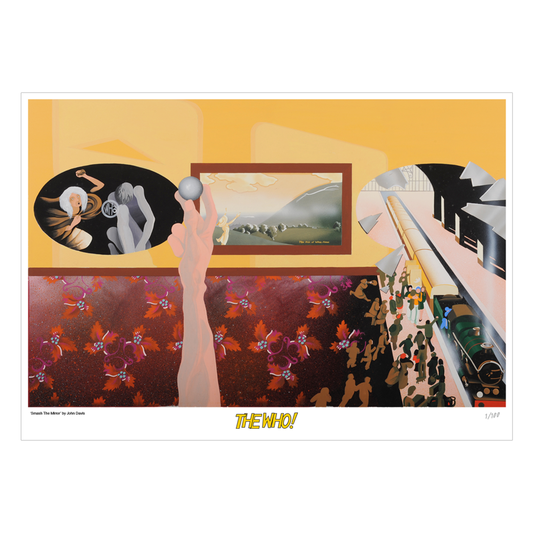 Smash The Mirror Lithograph