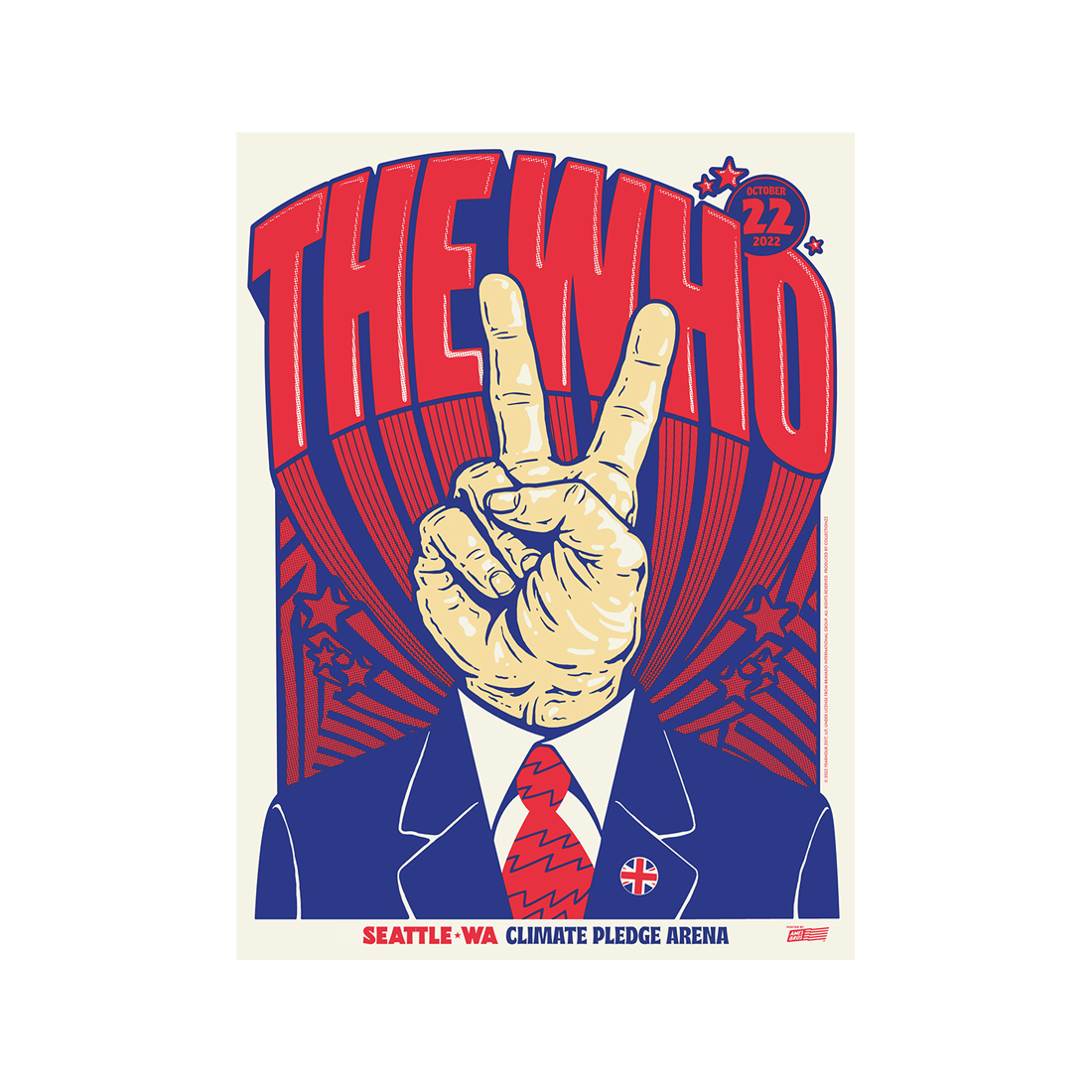 THE WHO HITS BACK! Seattle Tour Poster