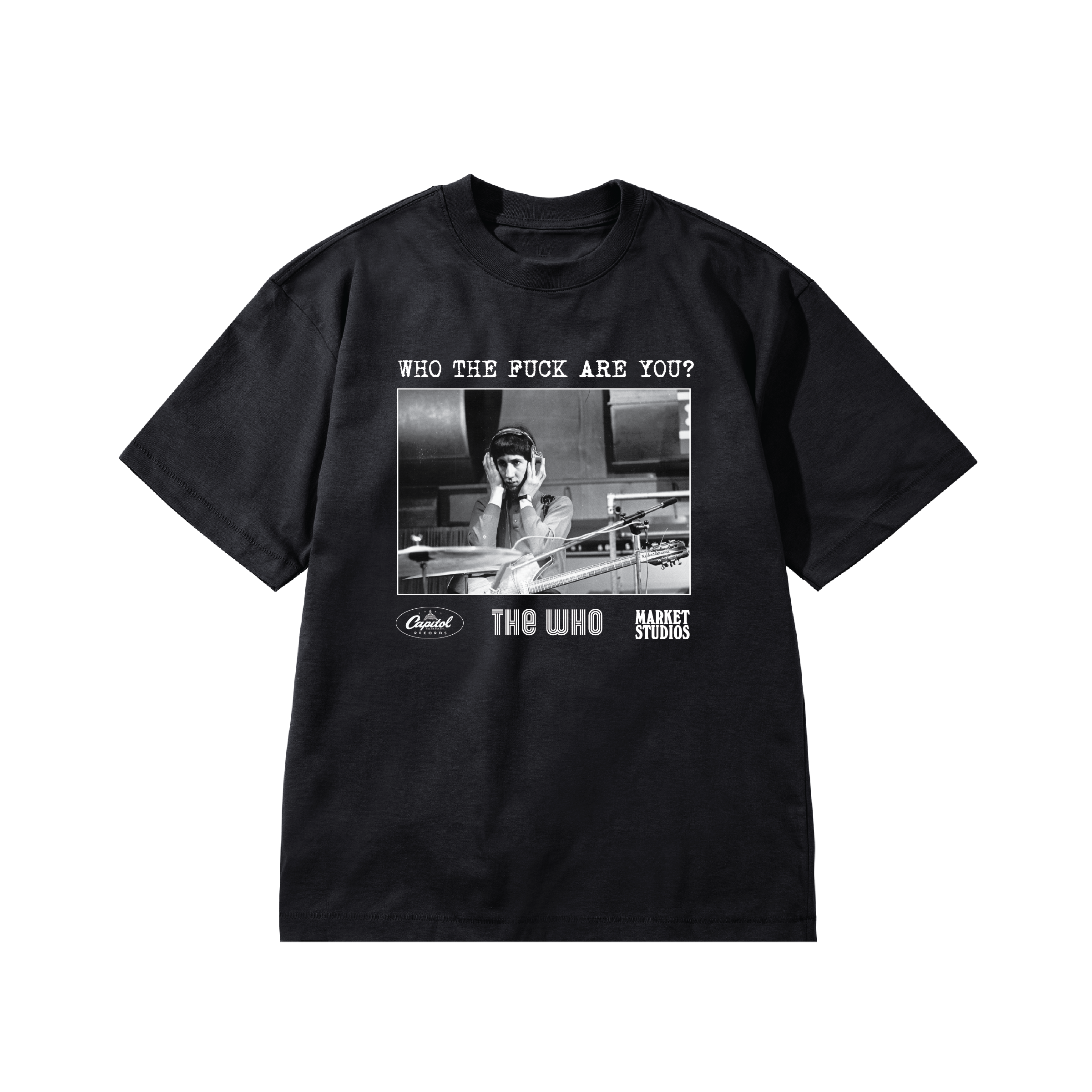 The Who x Market D2C Exclusive Black and White Photography T-Shirt Back