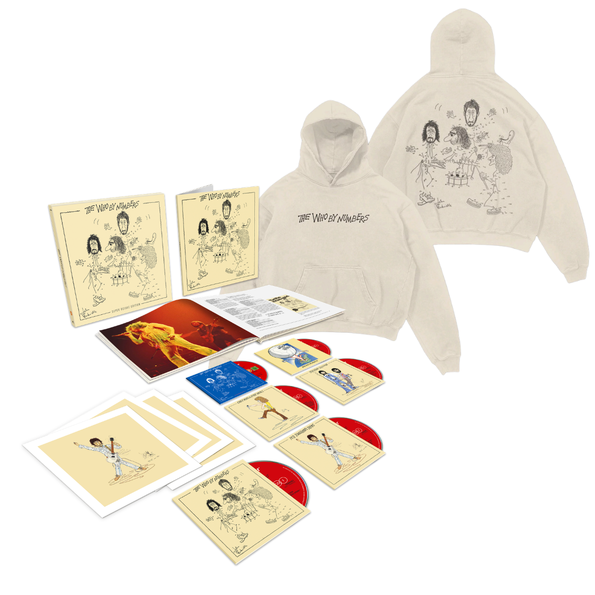 The Who by Numbers 5CD/Blu-ray Super Deluxe Edition (D2C Exclusive) + Hoodie Fan Pack