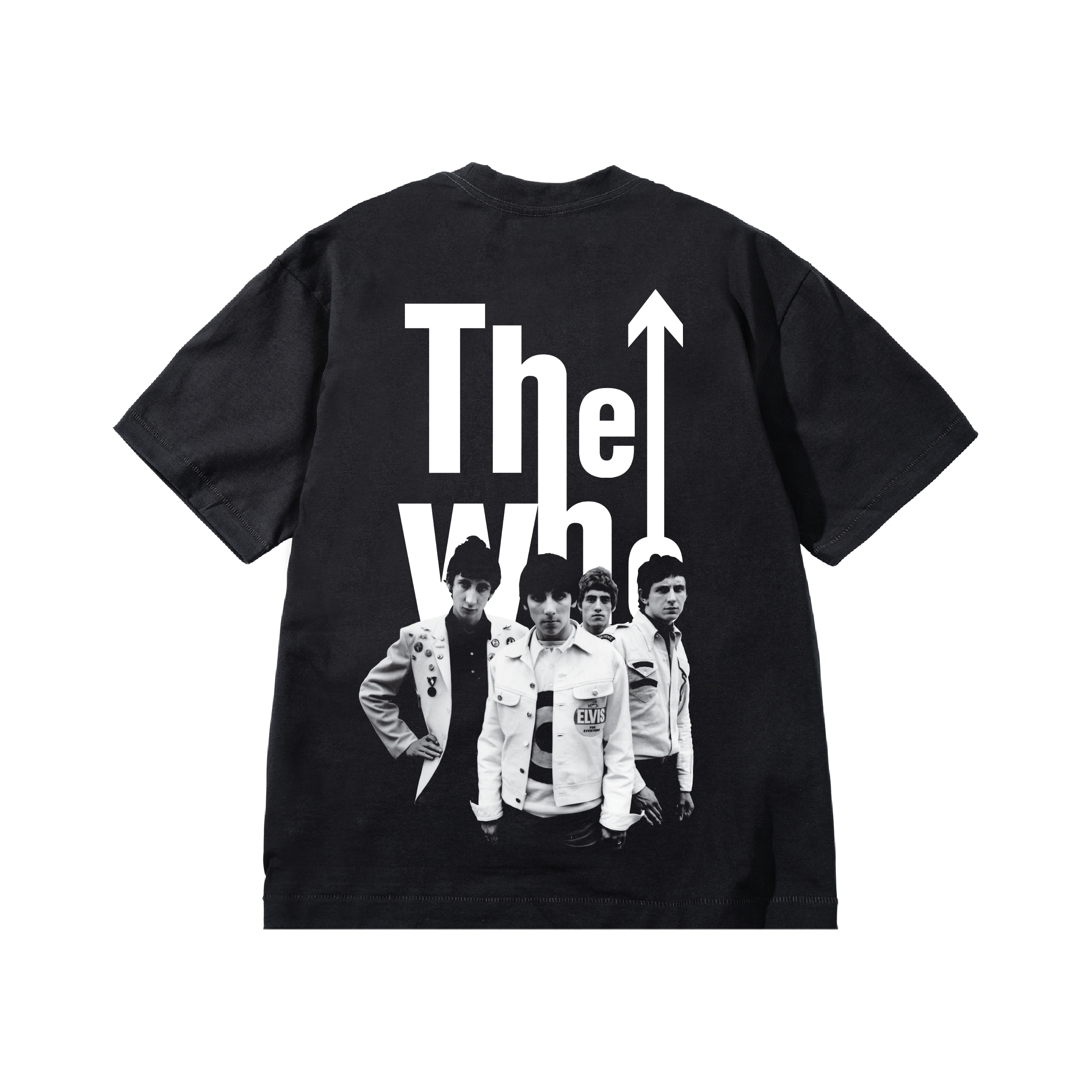The Who x Market D2C Exclusive Black and White Photography T-Shirt Front
