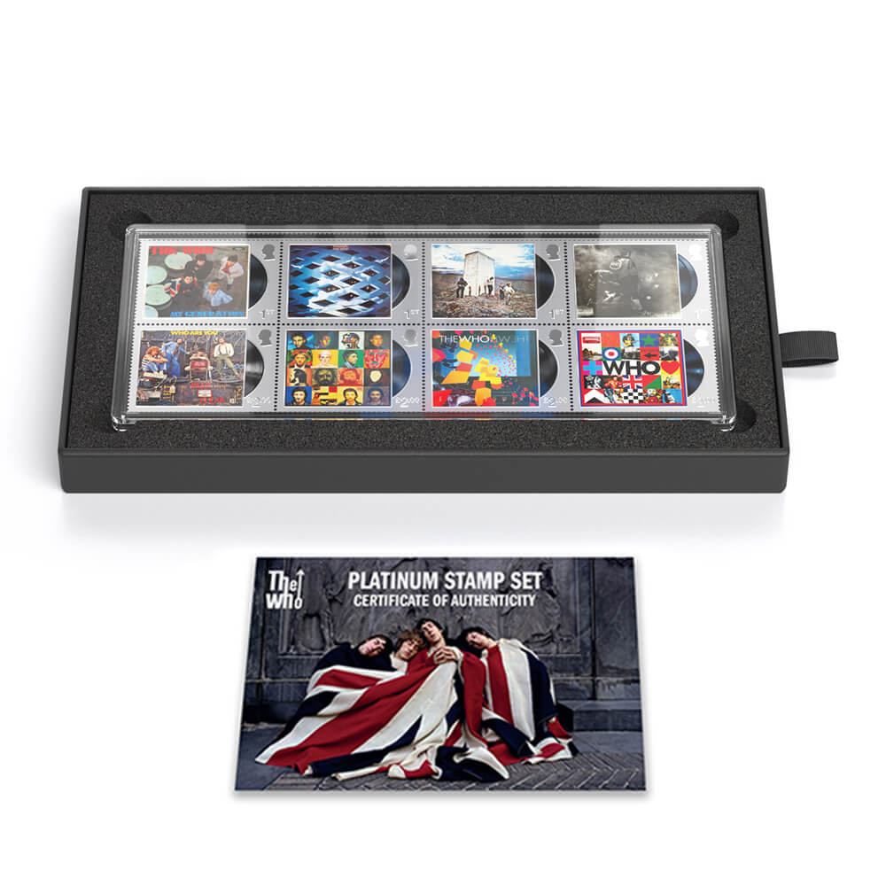 The Who Limited Edition Platinum Stamp Set 6