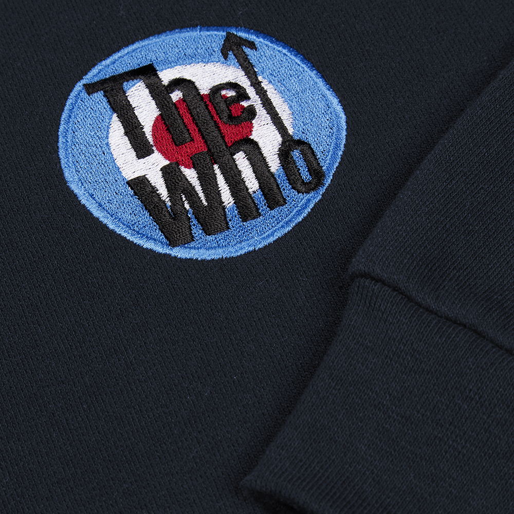 The Who Target Navy Crewneck Front Detail 1 