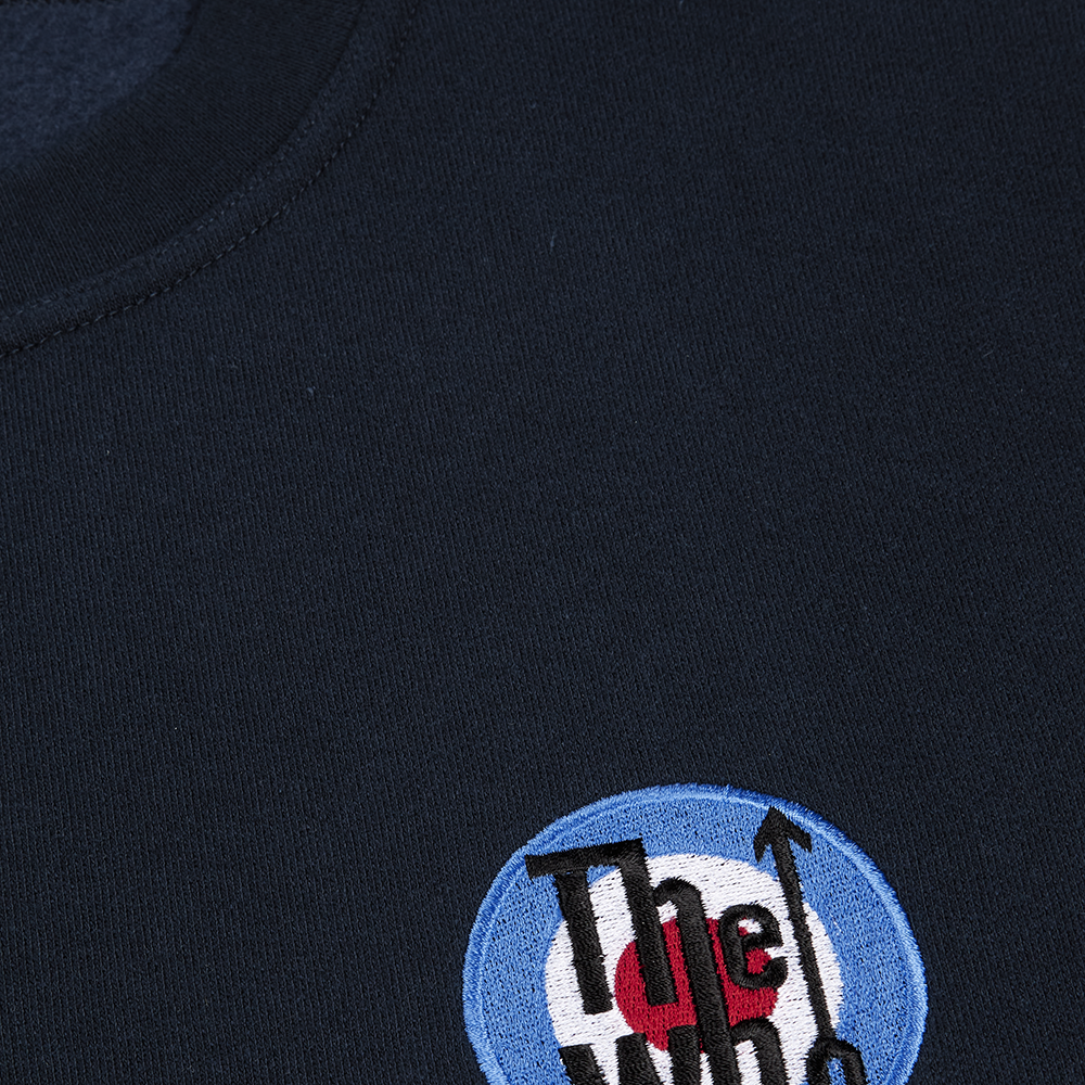 The Who Target Navy Crewneck Front Detail 2 