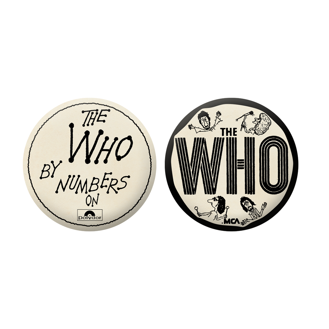The Who By Numbers Pin Set 1