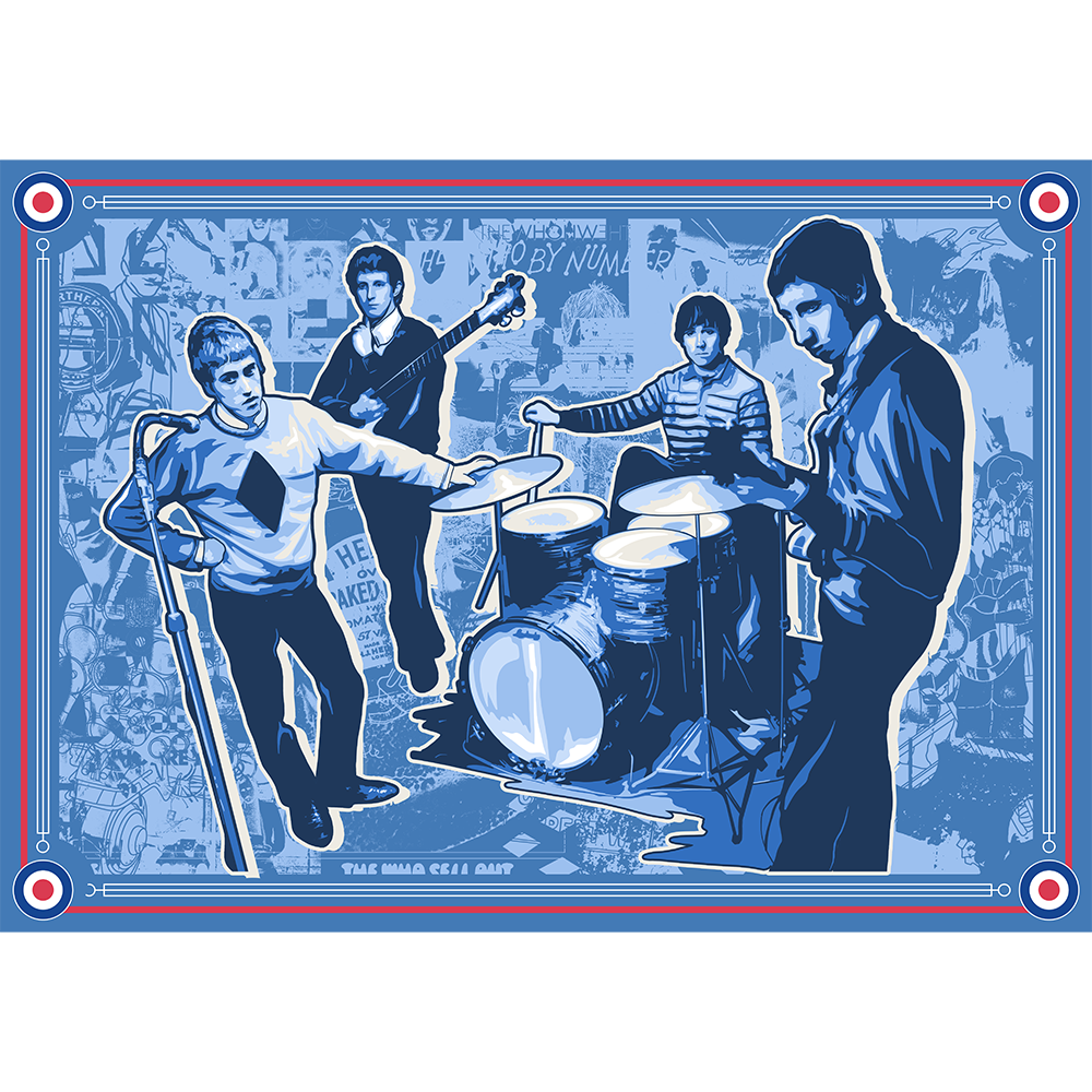 The Who 60th Anniversary Lenticular Poster 2 