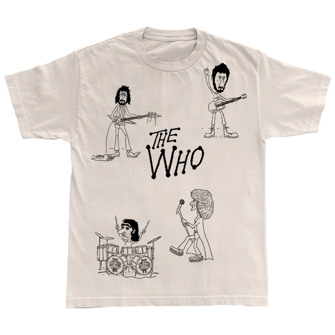 The Who by Numbers Off White T-Shirt F