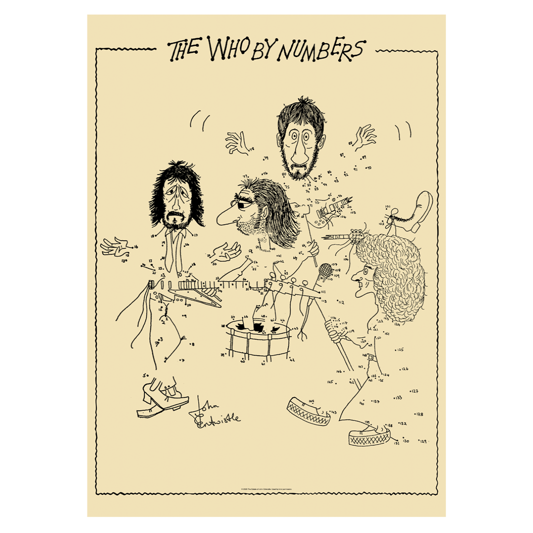 The Who By Numbers Album Cover Poster