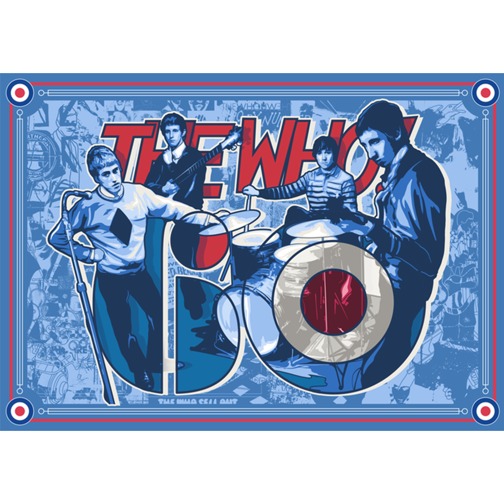 The Who 60th Anniversary Lenticular Poster - The Who Official Store