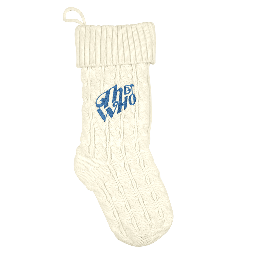 The Who Logo Knit Stocking Front 