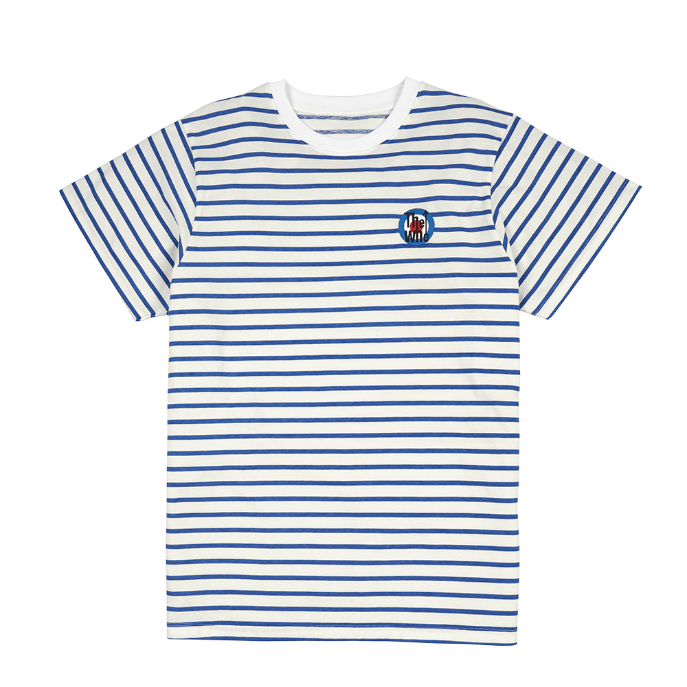 The Who Breton Stripe Target T-Shirt - The Who Official Store