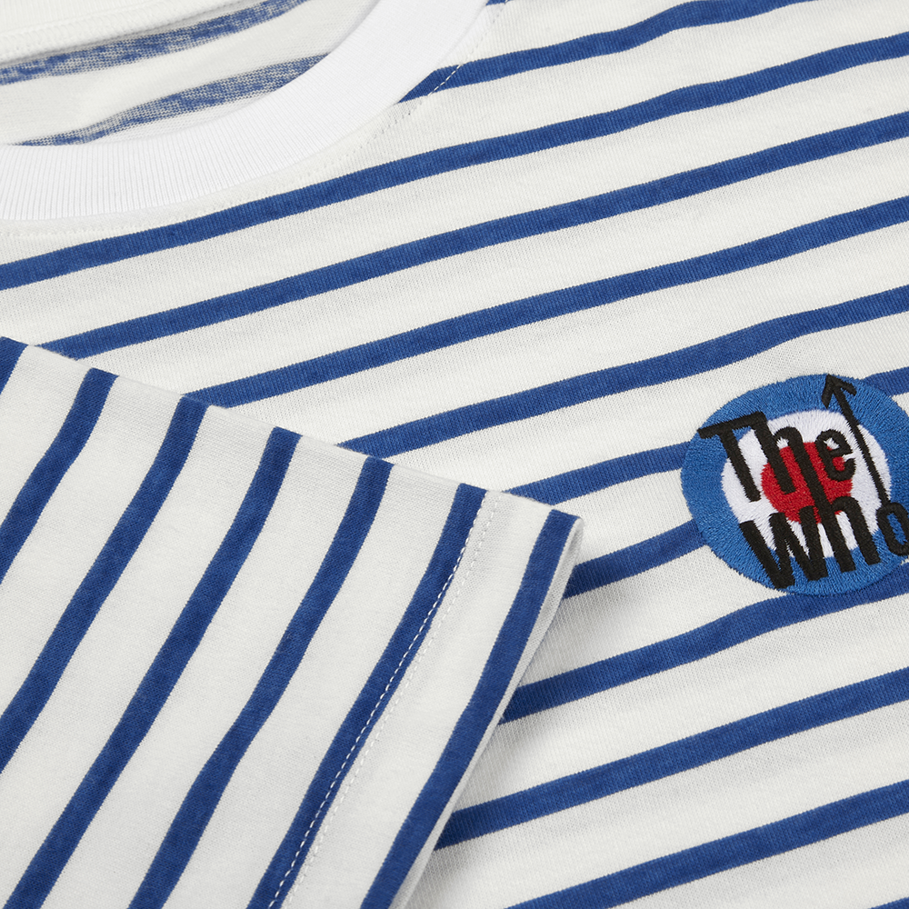 The Who Breton Stripe Target T-Shirt Front Detail 1 