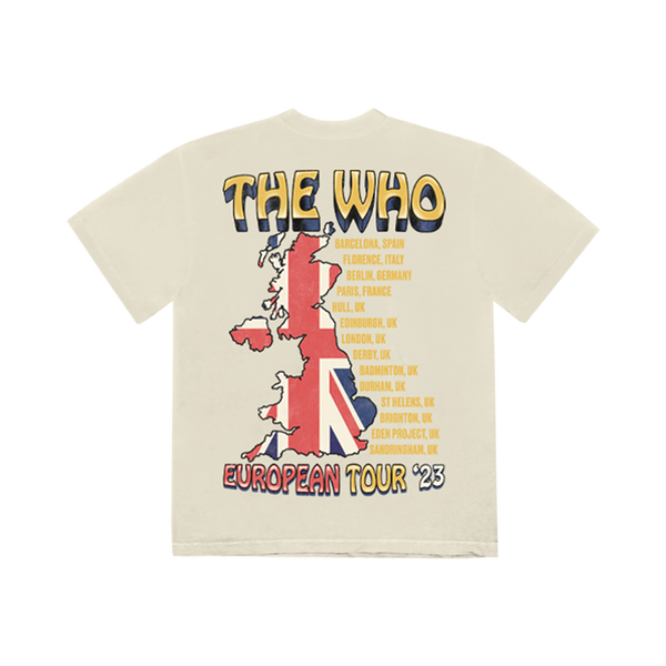 Flag Natural T-Shirt – The Who Official Store