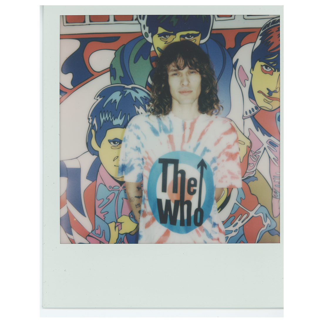 The Who x Market Studio Tye Dye Core T-Shirt Lifestyle