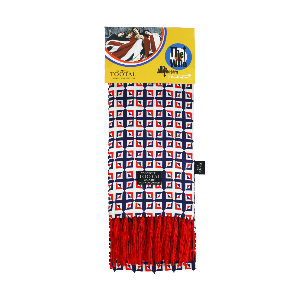 The Who x Modfather Clothing Tootal Silk Jack Scarf