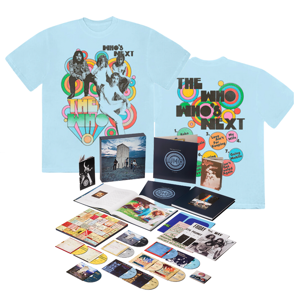 Who's Next Super Deluxe Edition 10CD/Blu Ray + Light Blue T-Shirt