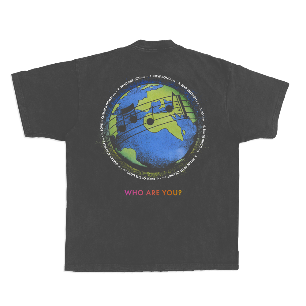 Who Are You? Signal T-Shirt Back