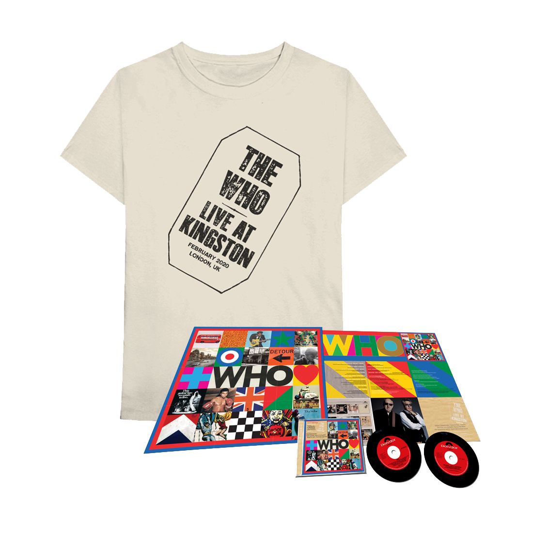 WHO Deluxe CD w/ Live at Kingston + T-Shirt Bundle