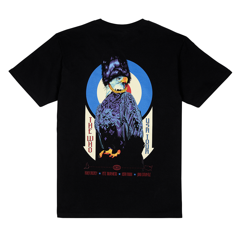 Mid-70s Eagle US Tours T-Shirt BACK 