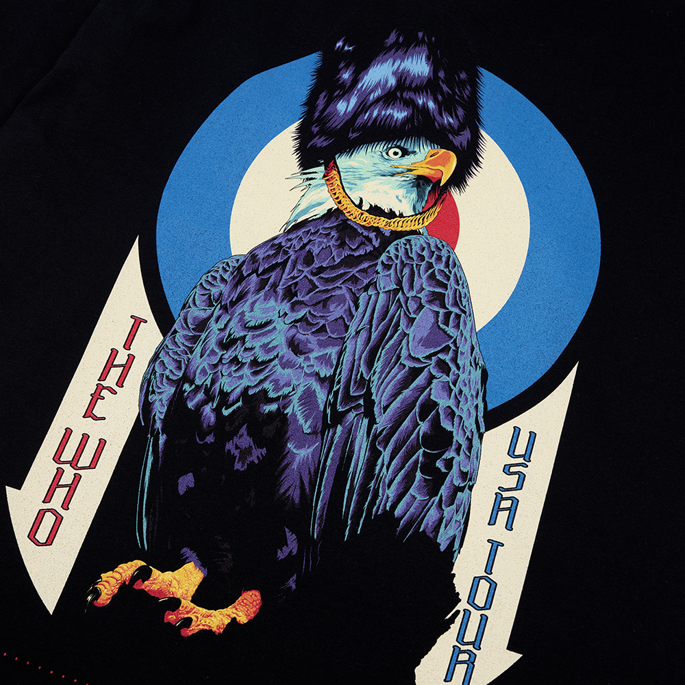 Mid-70s Eagle US Tours T-Shirt Detail