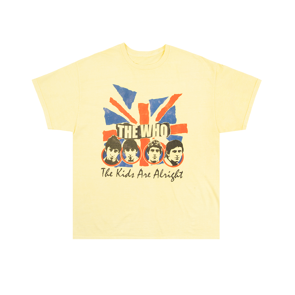 Kids Are Alright Yellow T-Shirt