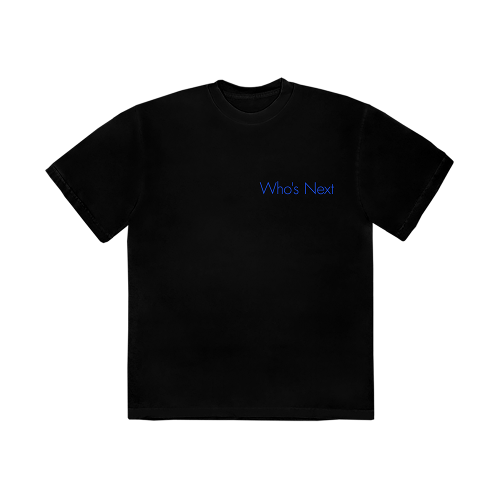 Who's Next Black T-Shirt Front