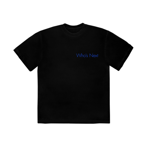 Who's Next Black T-Shirt Front
