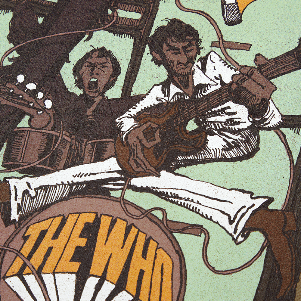 1970 The Who Live at Leeds T-Shirt Detail