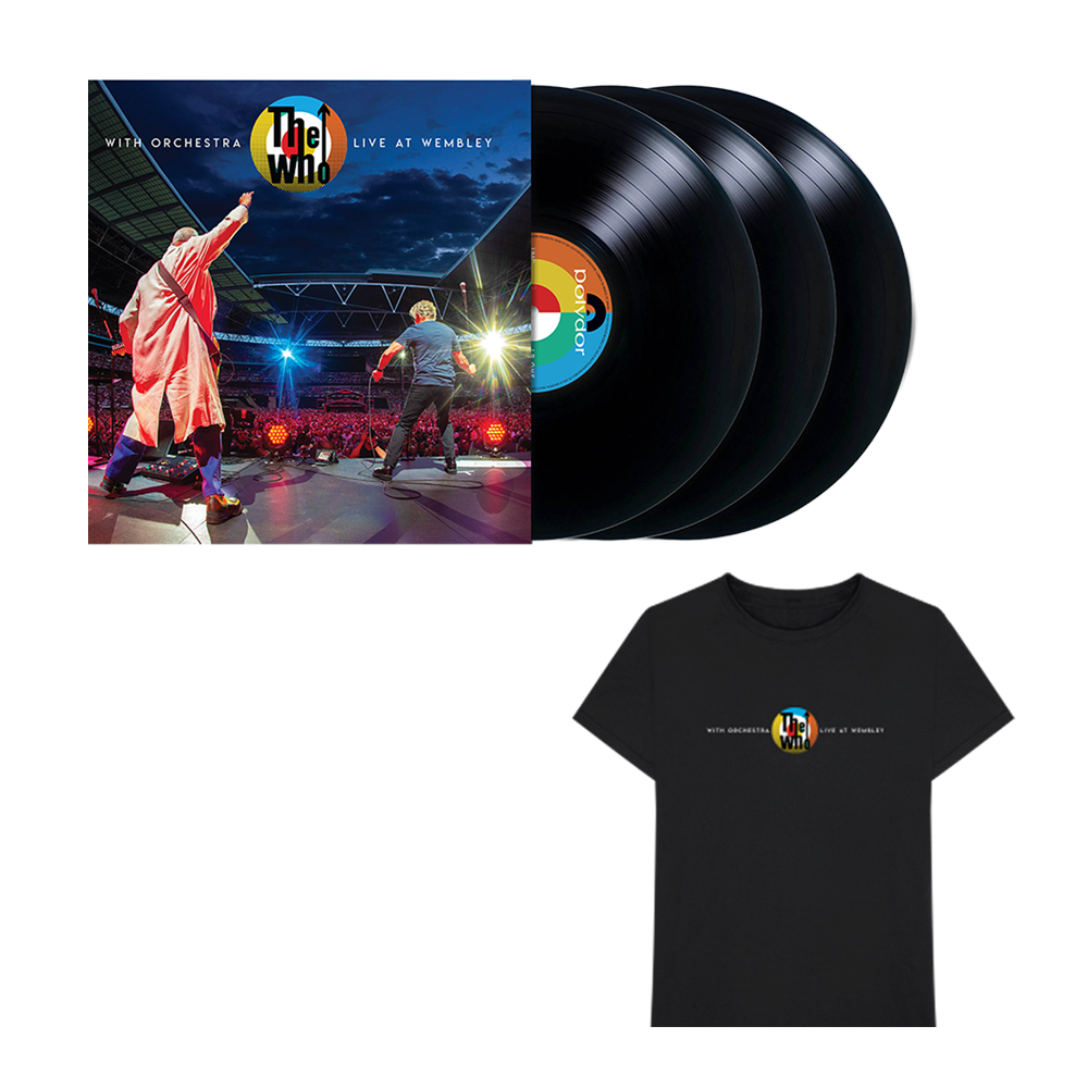 The Who With Orchestra Live at Wembley 3LP Black + T-Shirt