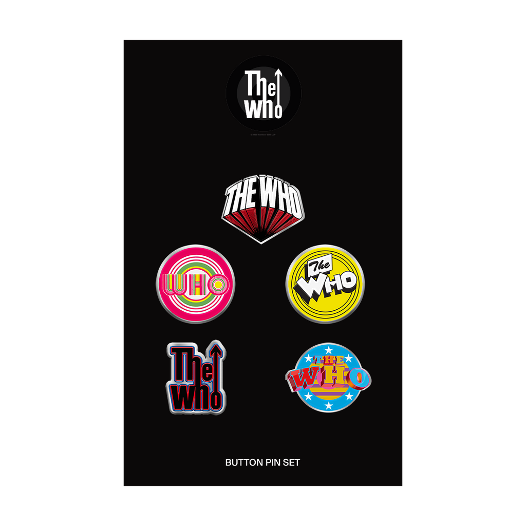 The Who Enamel Pin Set