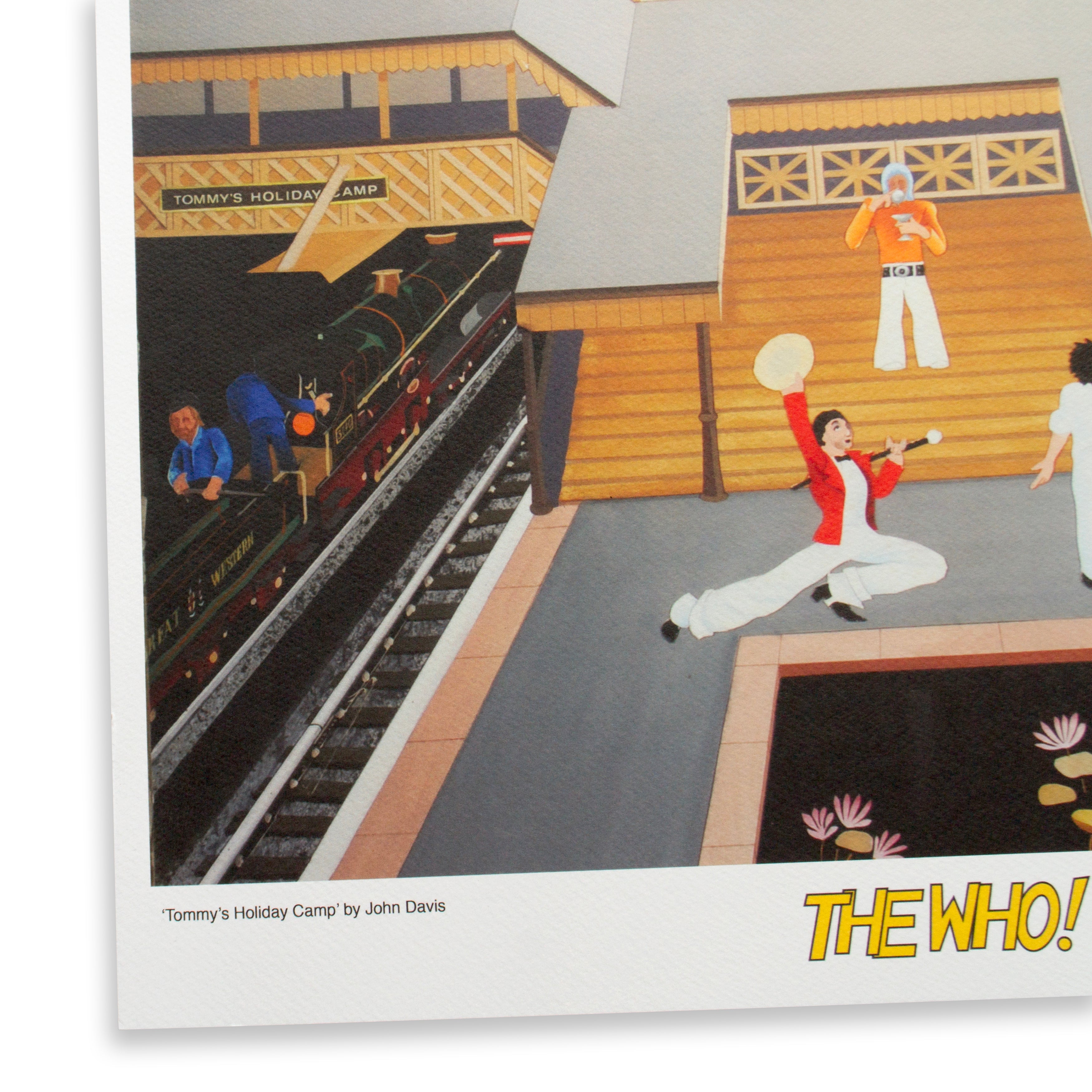 Tommy's Holiday Camp Lithograph