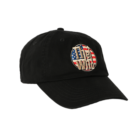 American Flag Logo Baseball Hat Front
