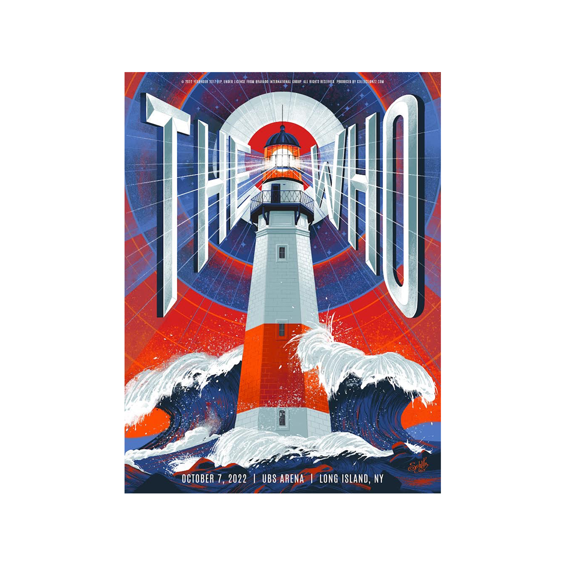 THE WHO HITS BACK! Long Island Tour Poster