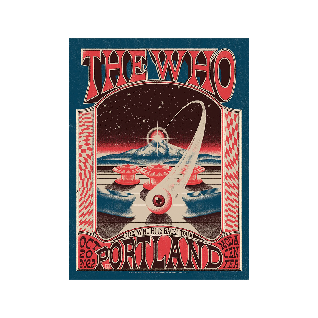THE WHO HITS BACK Portland Tour Poster The Who Official Store the-who-hits-back-portland-tour-poster-the-who-official-store
