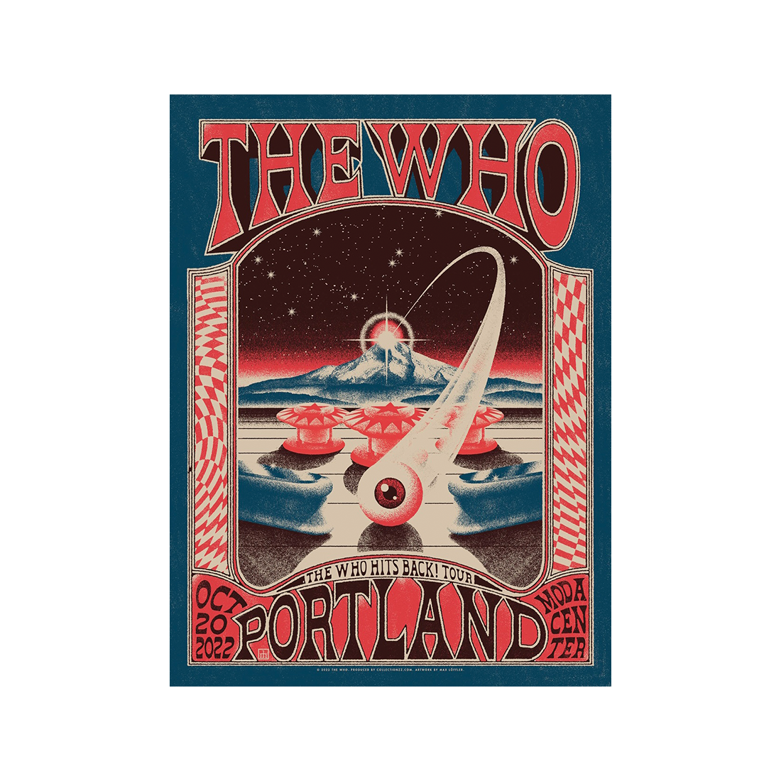 THE WHO HITS BACK! Portland Tour Poster