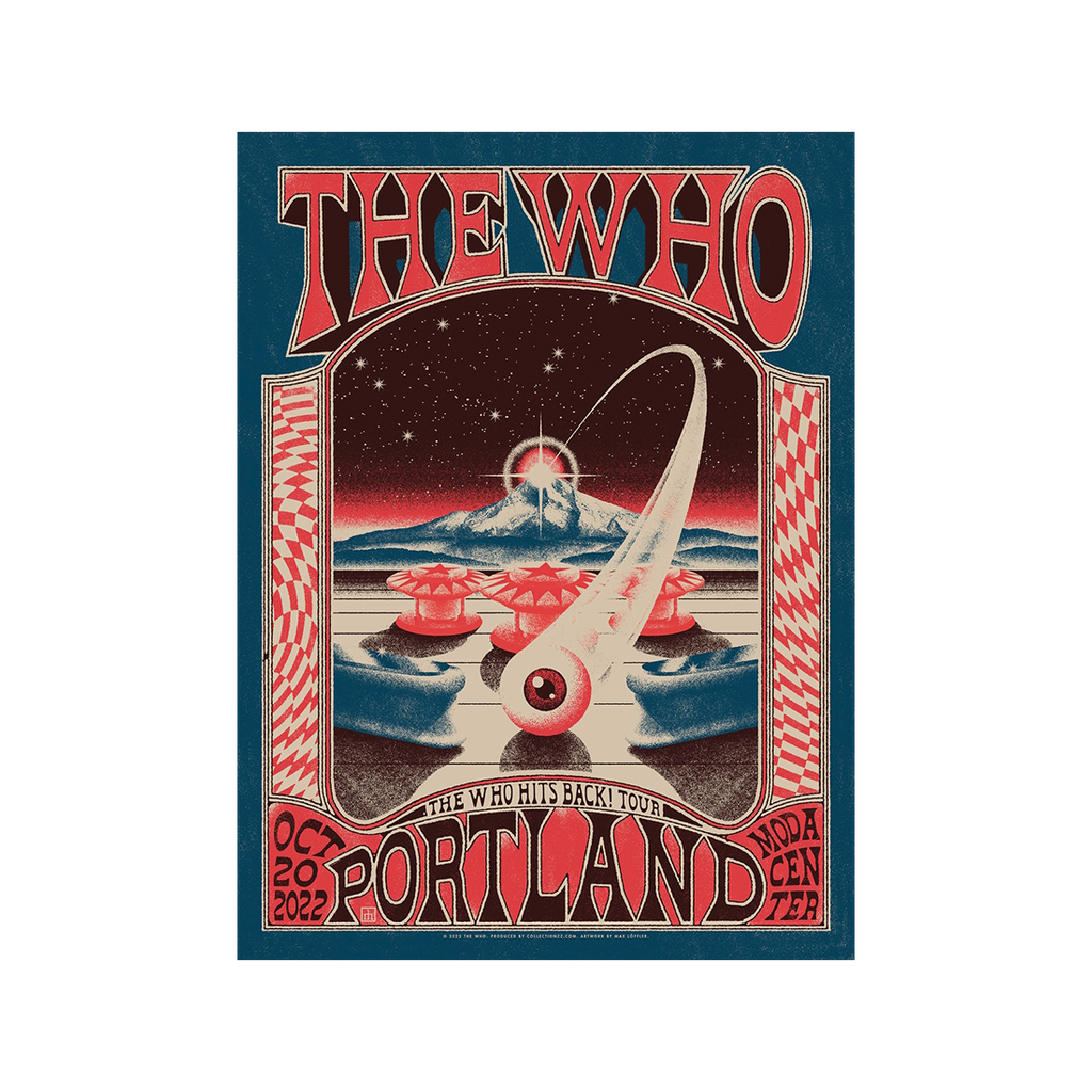 THE WHO HITS BACK! Portland Tour Poster