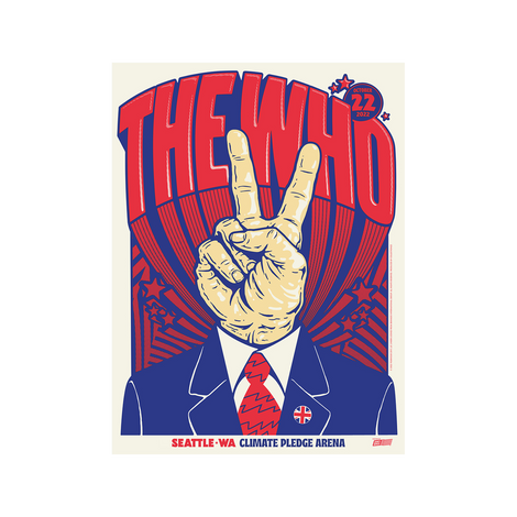 THE WHO HITS BACK! Seattle Tour Poster