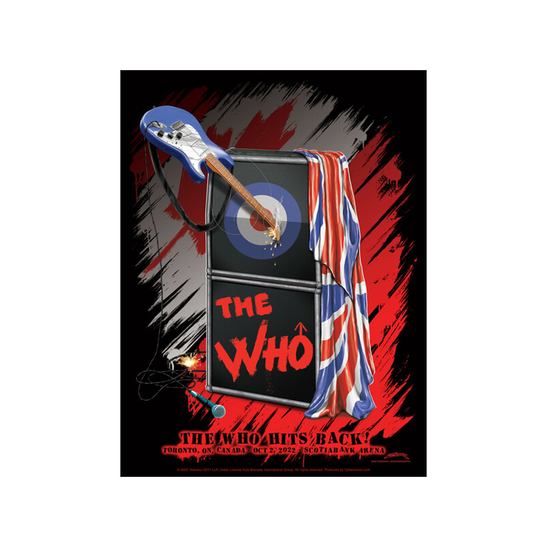 THE WHO HITS BACK! Toronto Tour Poster – The Who Official Store